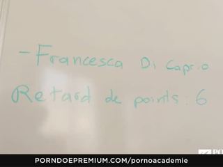 Porno Academie - Sultry School lover Francesca Di Caprio Hardcore Anal And Dp In Threesome