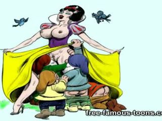 Snowwhite And Dwarfs x rated clip Parody